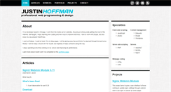 Desktop Screenshot of justindhoffman.com