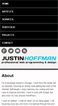 Mobile Screenshot of justindhoffman.com